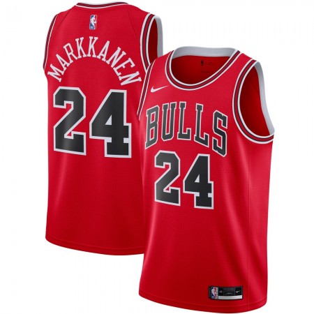 Maglia Chicago Bulls Lauri Markkanen 24 2020-21 Nike Icon Edition Swingman - Uomo